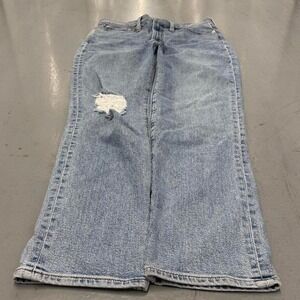 Vintage‎ Lightwash Madewell jeans with rips on knee
